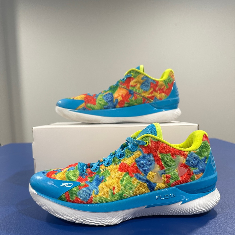Under Armour Steph Curry 1 Low FloTro x Sour Patch Kids Capri/White